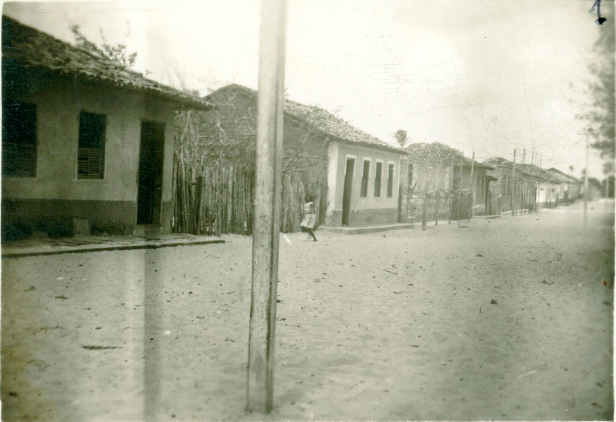 Registro histórico da Rua Irineu Santos, em Humberto de Campos